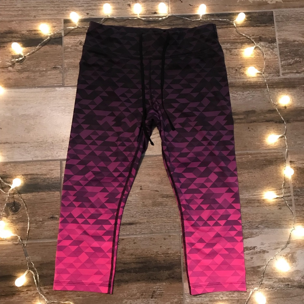 Xersion cropped ombré fitted leggings